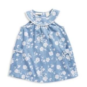 BRAND NEW baby girl first impressions floral cotton dress size 12M